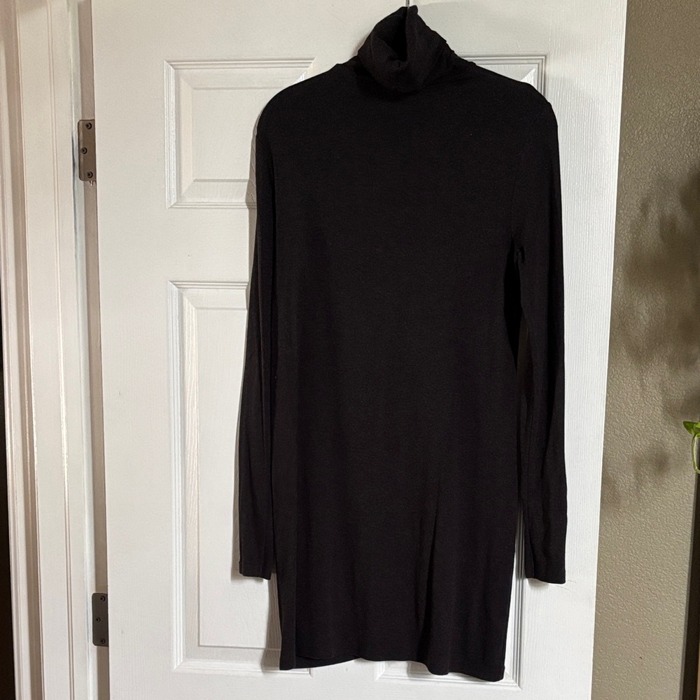 Very soft knee length sweater dress